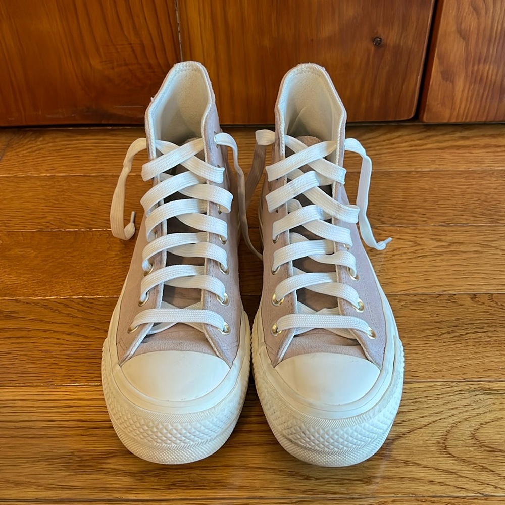 👟Converse Chuck Taylor All Star High-Top Platform Suede Sneaker